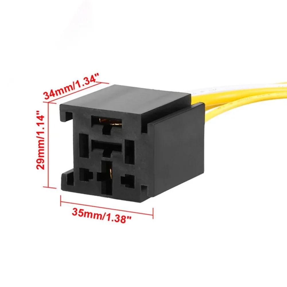 2sets JD2912 DC24V 80A Automotive Relay Foot Width 9.3 With Socket And Wire 24V For Electric Cooling Fans Fuel Pumps Water Pumps