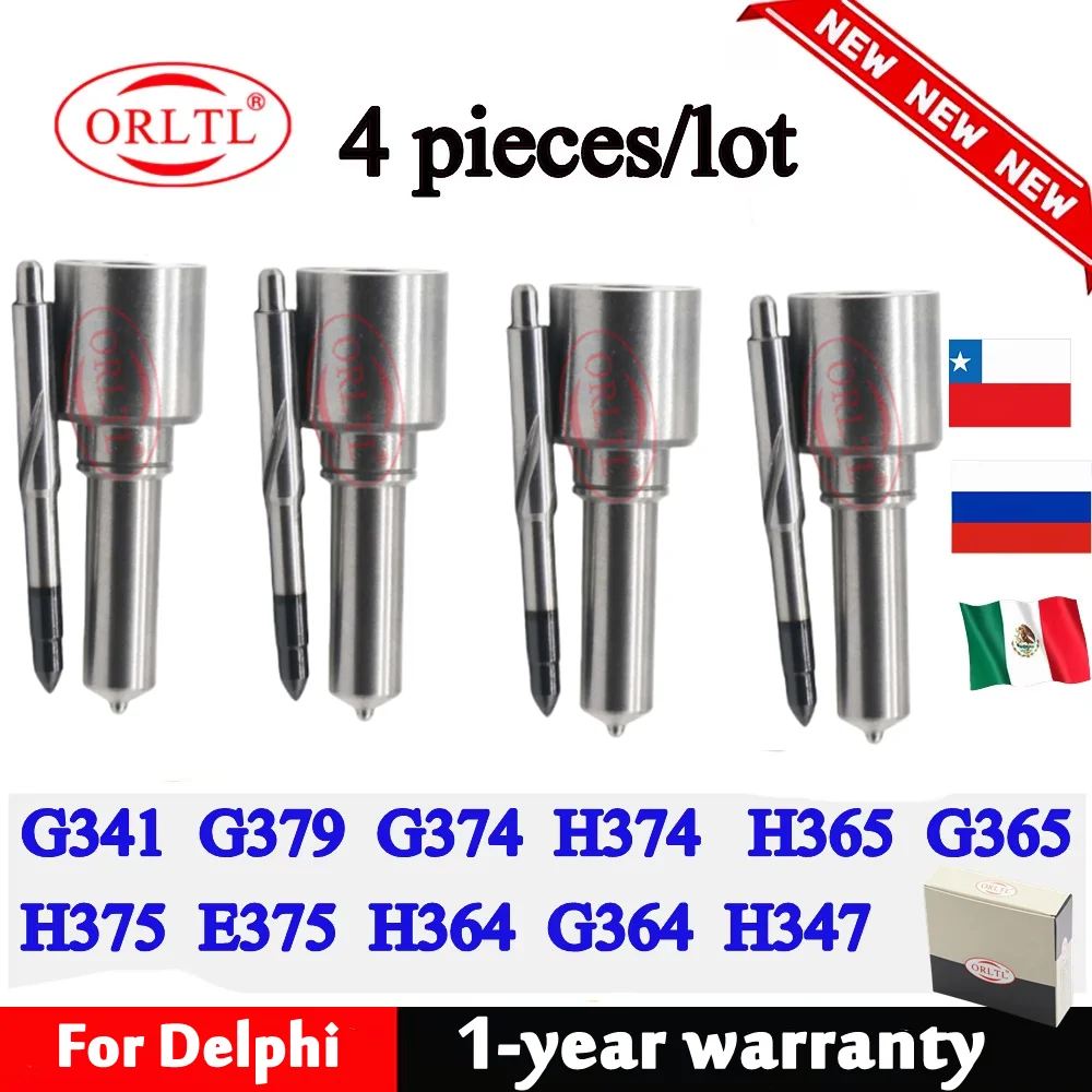 

4 шт. Euro 5 H365 G365 G341 G347 новая дизельная форсунка G379 G374 H374 H364 G364 L441PRH L395PRH L363PBD для инжектора Delphi 5
