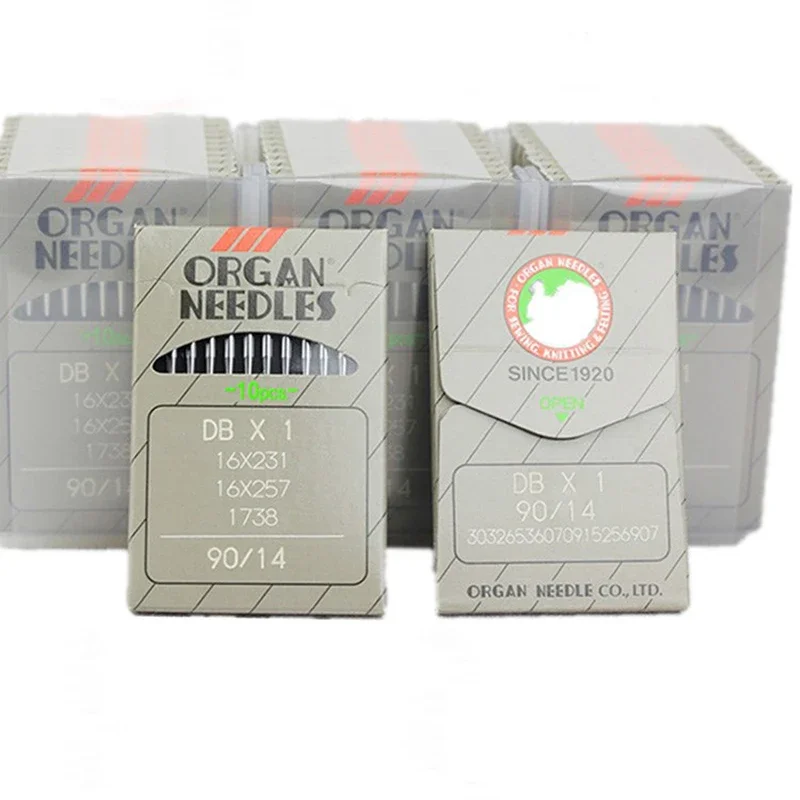 10 pcs in pack Organ Sewing Needle Industrial needles DBx1 16X231 16X257 1738 for Brother/Juki Machine