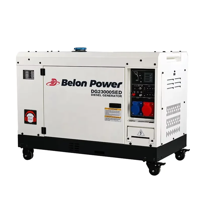 Hot Sale Factory Price Small Portable Dual Power Silent Diesel Generator with Low Noise Muffler for Home Use