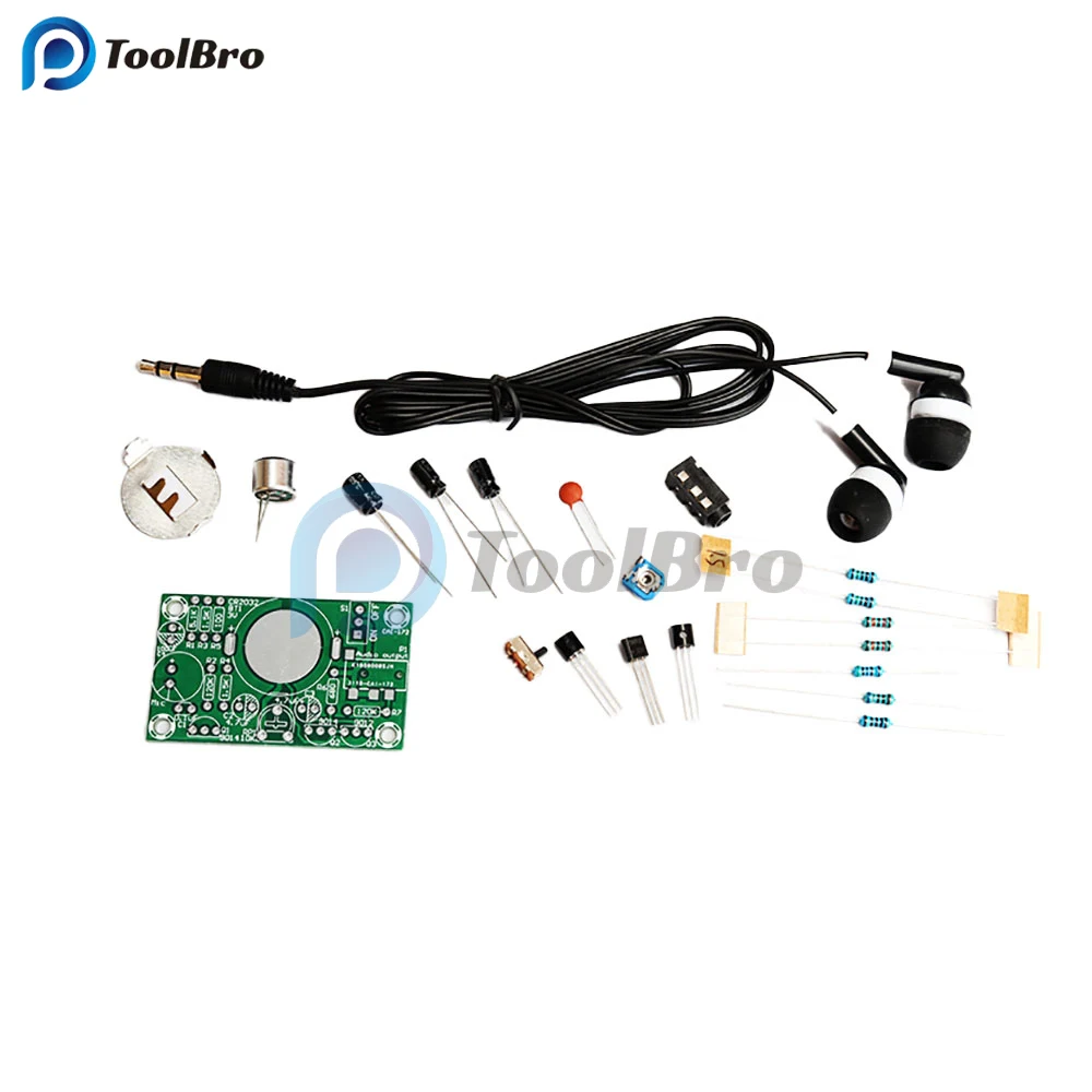 DIY Electronic Kit Set Hearing Aid Audio Amplification Amplifier Practice Teaching Competition