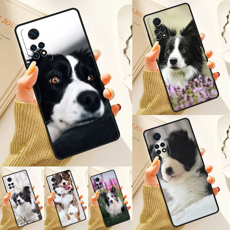 Collie Dog Case For Samsung Galaxy S24 Plus S23 S20 S21FE Lite S22 Ultra Note 20 S8 S9 S10 Phone Coque