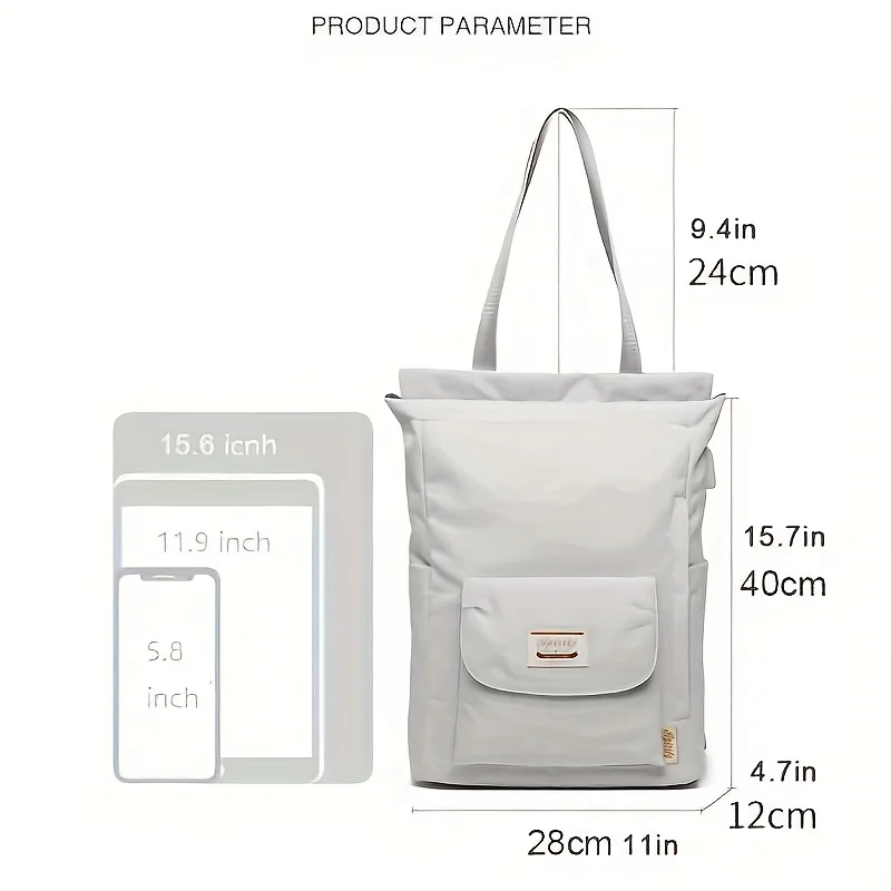 Women backpack Waterproof Stylish Laptop Backpack 13 13.3 14 15.6 inch Korean Fashion Oxford Canvas USB College Backpack bag fem