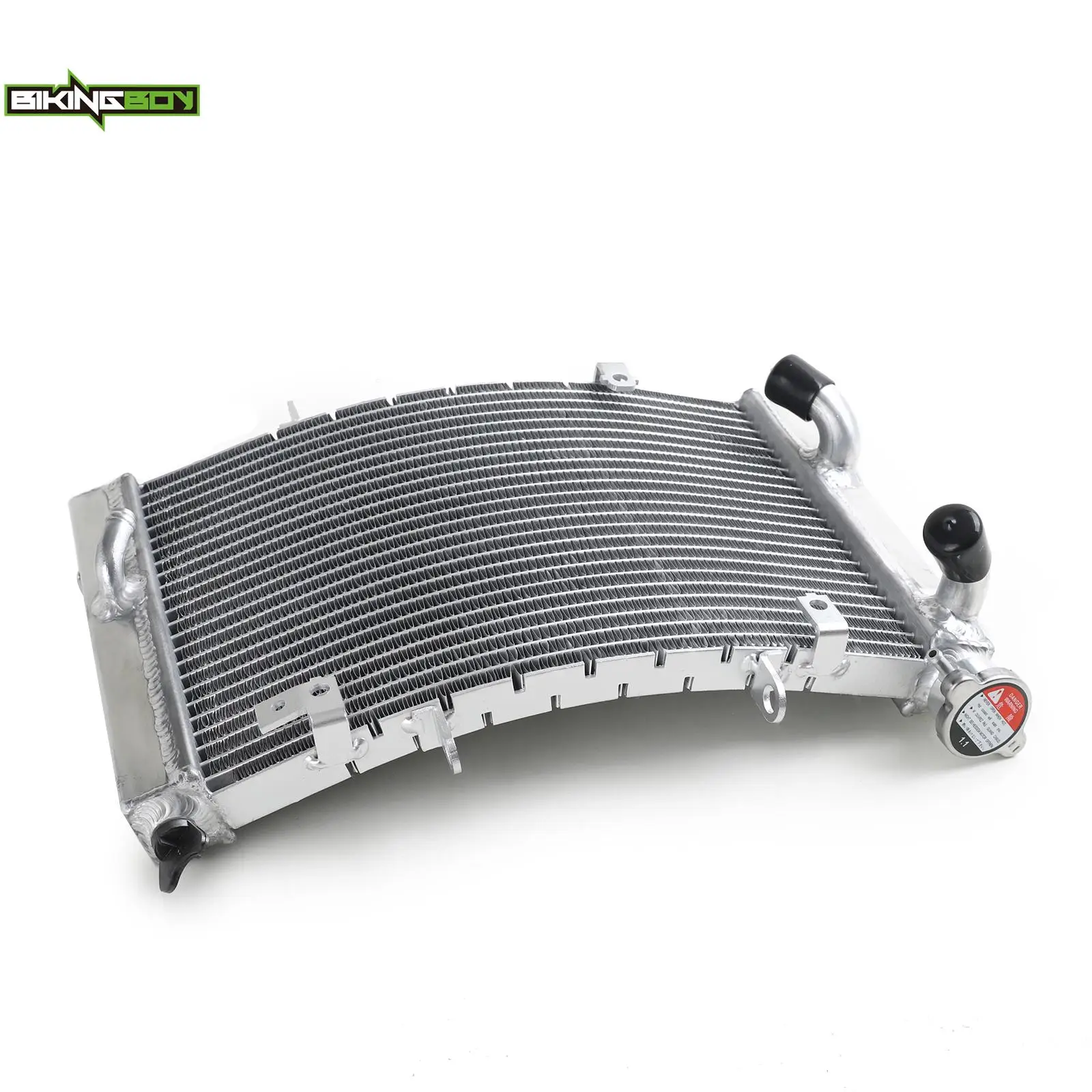 BIKINGBOY Engine Cooling Radiator For Triumph Street Triple 675 / R 08 09 10 11 12 13 14 15 16 17 18 Water Cooler Aluminium Core