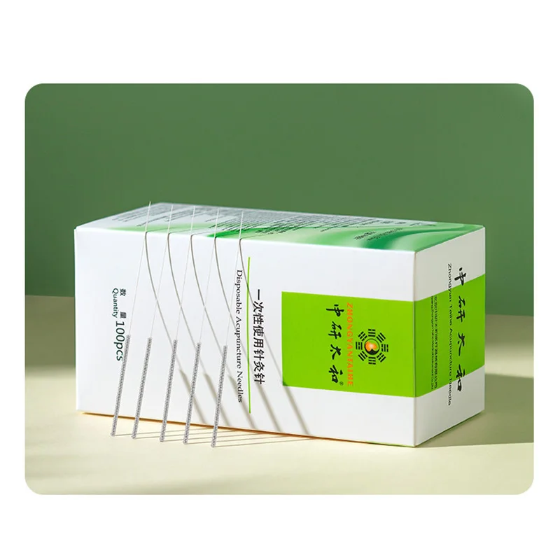 10BOX/1000PCS Disposable Sterile Acupuncture Needle with Tube Multiple Size Available Sharp Easy To Pierce Massage Therapy Tools