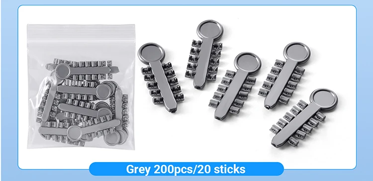 40 Stück AZDENT Dental Orthodontic Rotation Wedges Ligature Rotary Torsion Pad Zahnmedizinische Behandlungsverbrauchsmaterialien – Detail 4