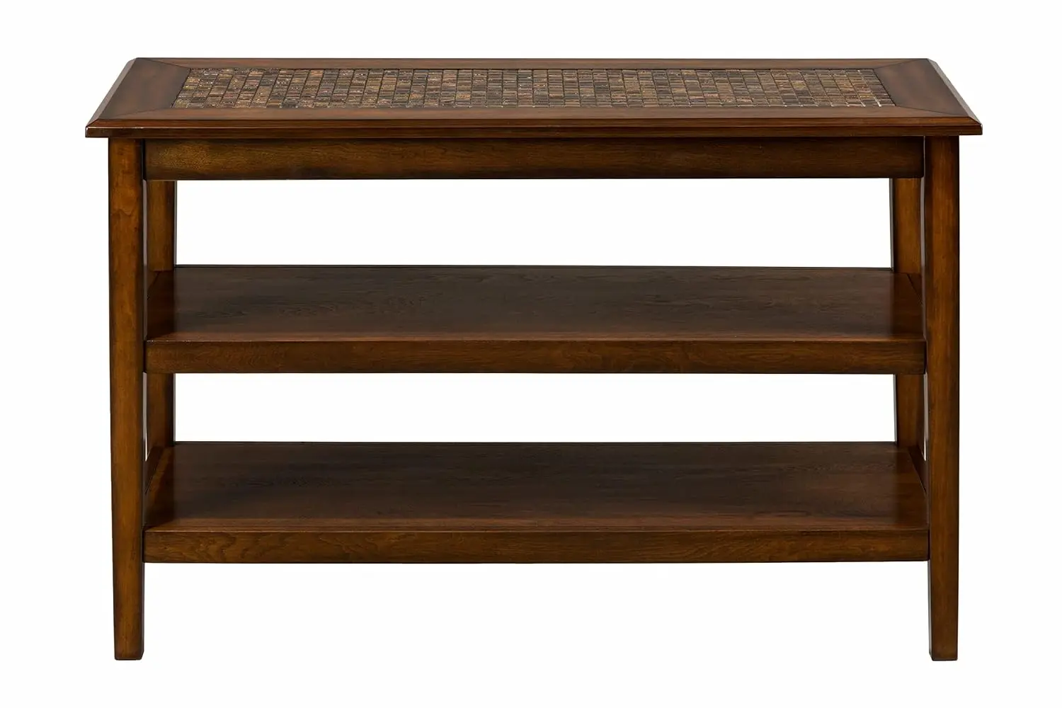 Sofa Table 48 inch with Mosaic Tile Inlay, Contemporary Transitional Console Table for Living Room,, Customized