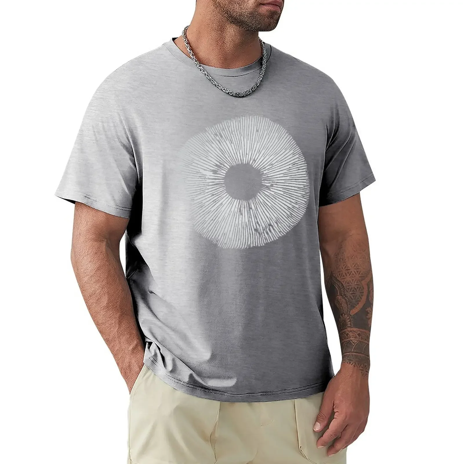 Mycology Mushroom Spore Print Art T-Shirt plain t-shirt custom t shirts mens vintage t shirts