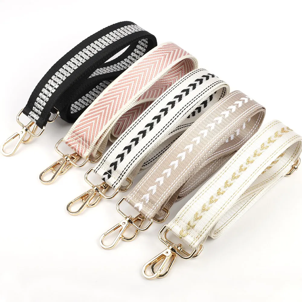 

3.8cm Wide Shoulder Bag Strap Detachable Women Handles Crossbody Belts Messenger Replacement Handbag Straps Accessories Nylon