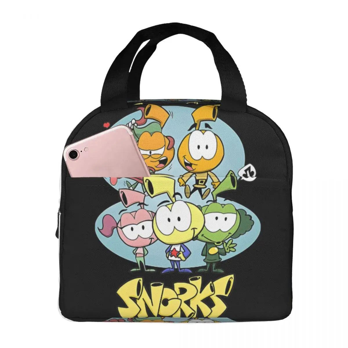 Casual Food Preservation Bag Snorks Large Capacity Snorks For Work Office Lunch Box Bag Teenager