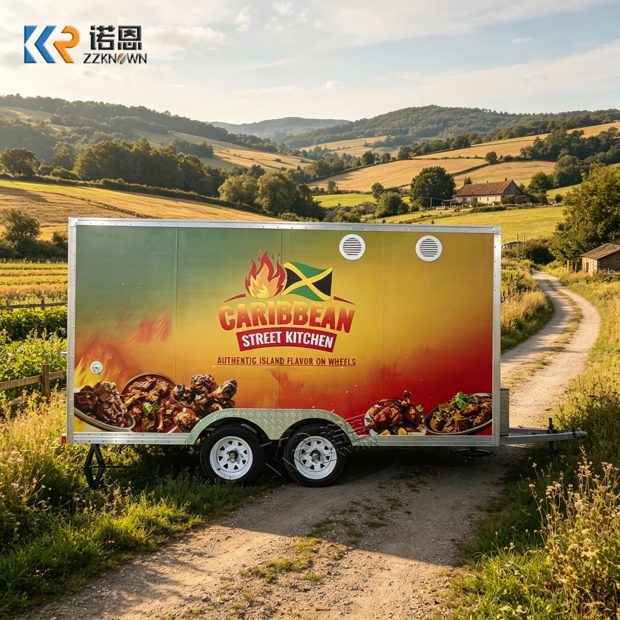 

Mobile Professional Catering Truck Street Hot Dog Snack Food Truck Ice Cream Cart Food Trailer With Kitchen Equipment