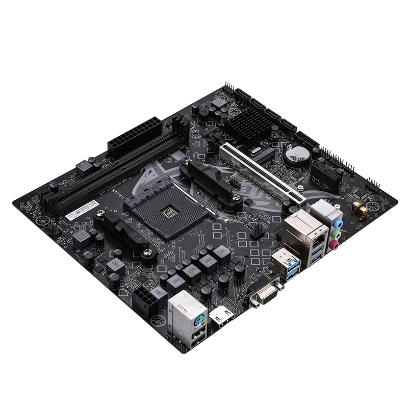 Imagem -03 - Placa-mãe Colorida para Série Ryzen Placa-mãe para Jogos B450 Battle-ax B450m-k M.2 V14 Soquete Matx Am4 5000 4000 3000 Series Ddr4 M.2 Sata3