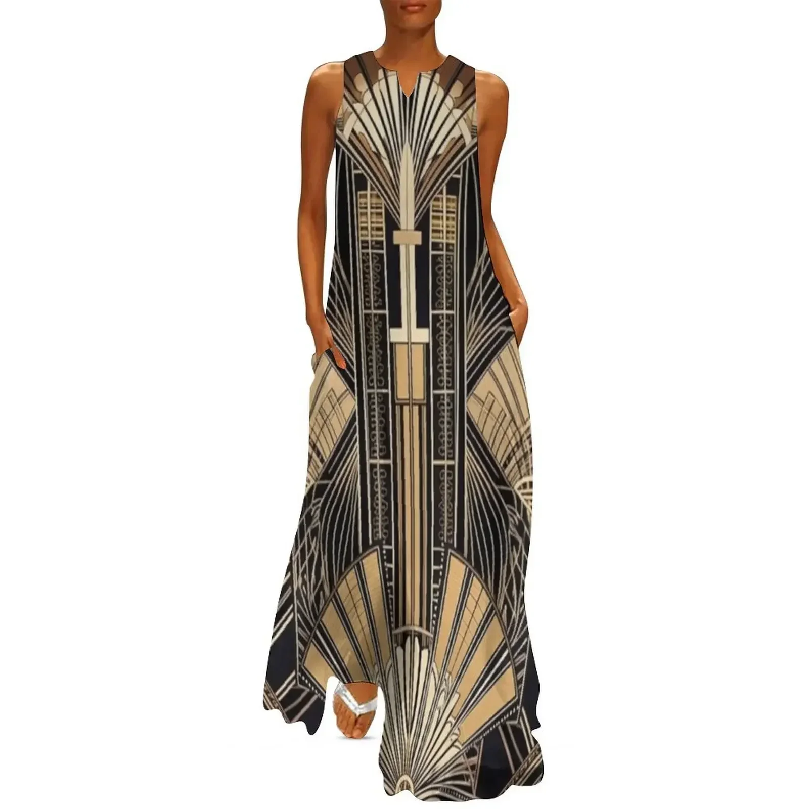

Gilded Deco: Timeless Art Deco Motifs #14 Long Dress dress summer 2025 women prom dress Womens dresses
