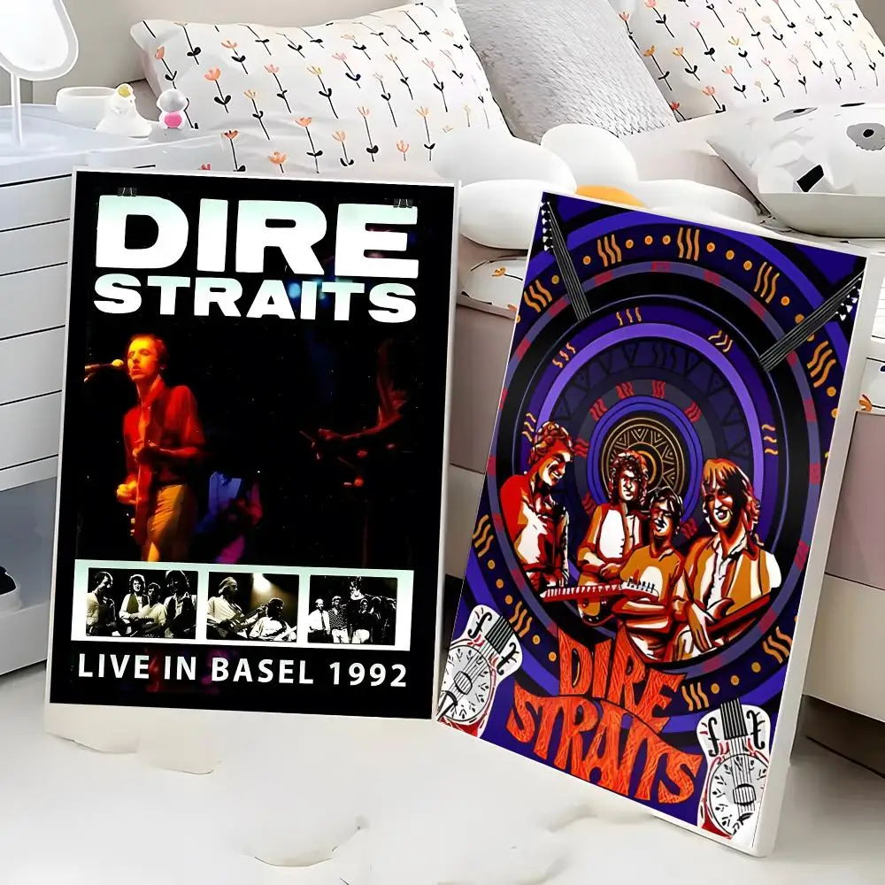 Dire Straits Mark Knopfler Guitar Virtuoso Sultans Of Swing Painting Calligraphy Poster Eco-Friendly Decor Frameless Canvas