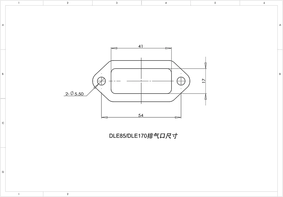 DLE170 Exhaust Pipe Single Hole Metal Muffler for DLE 170CC Gas Engine RC