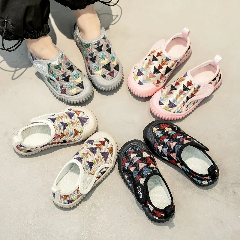 Baby Girls Boys Casual Shoes Infant Toddler Shoes Kids Spring Shoes Outdoor Comfortable Soft-soled Children Student Sneakers