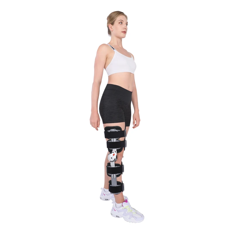 pcl knee brace knee joint support pads telescopic hinged rom knee brace