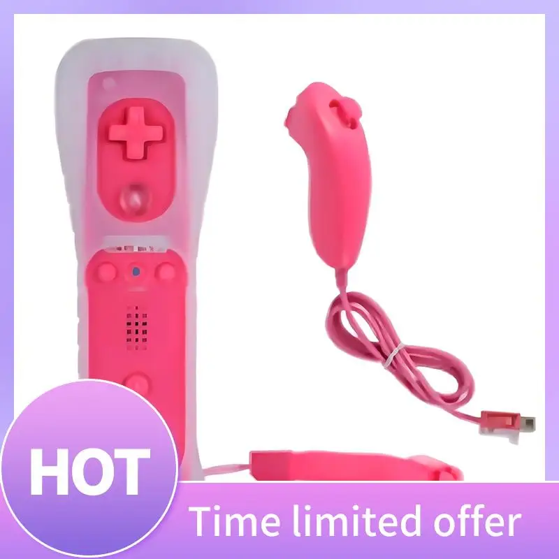 

B68A 2 In 1 Remote & Nunchuck Controller Remote Controller Gamepad For Nintendo Wii Console Joystick Joypad