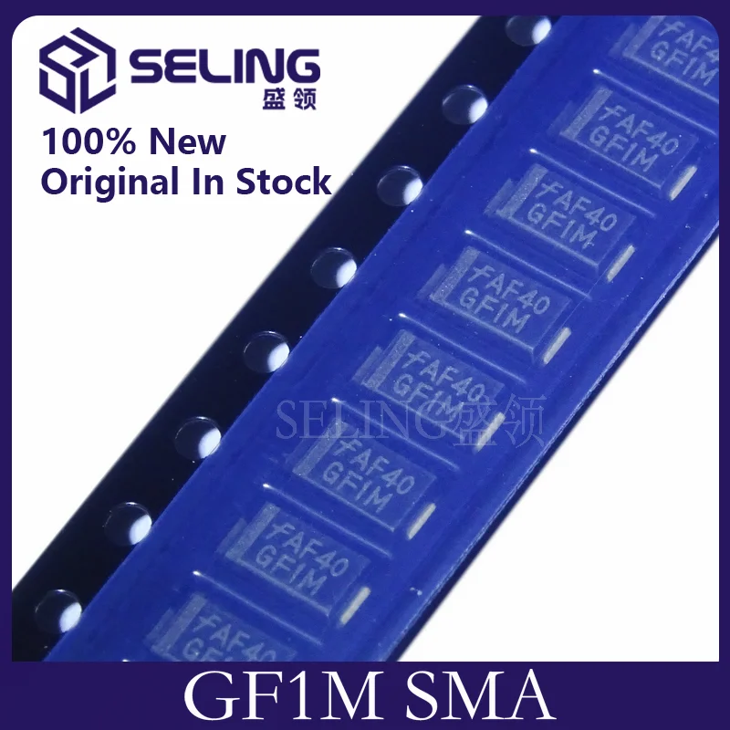10PCS New Original Universal Diode GF1M SMA Brand ON Voltage 1kV Current 1A