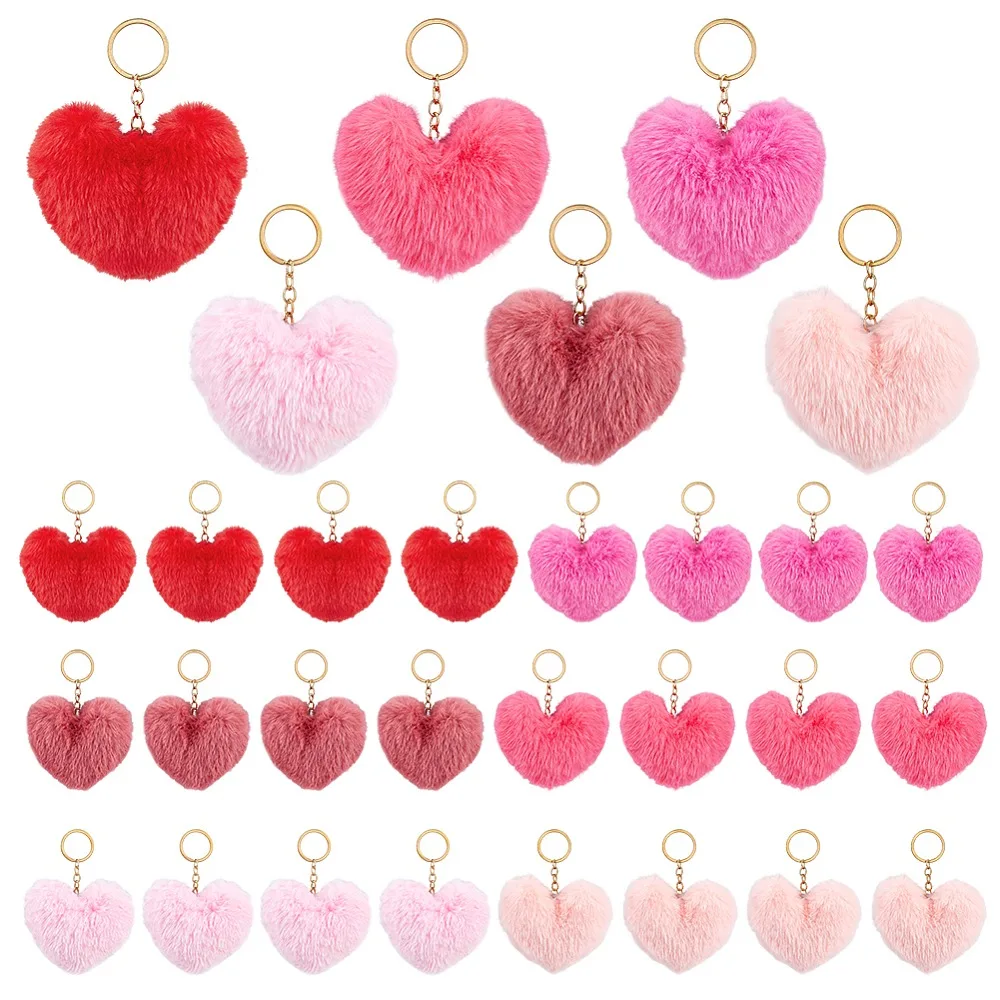30-pezzi-portachiavi-con-pendente-a-cuore-in-poliestere-e-pelo-di-coniglio-6-colori-con-anelli-portachiavi-in-lega-di-zinco-dorati-colori-misti-122-cm