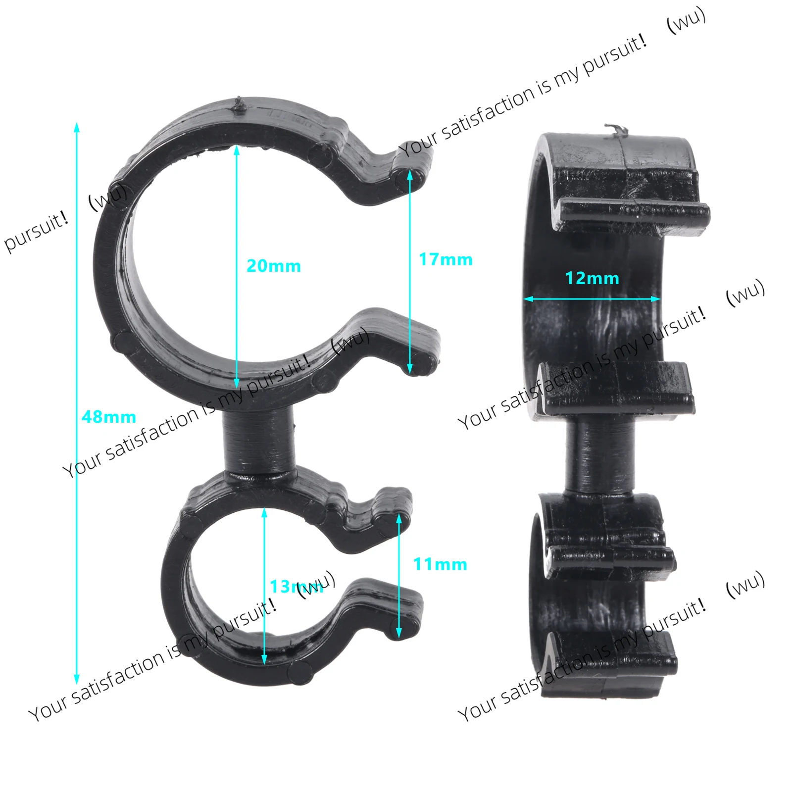 

Automobile inner tube plastic clips, hose brackets, rivets suitable for Tiguan, Touan, and interior parts, 2 pieces