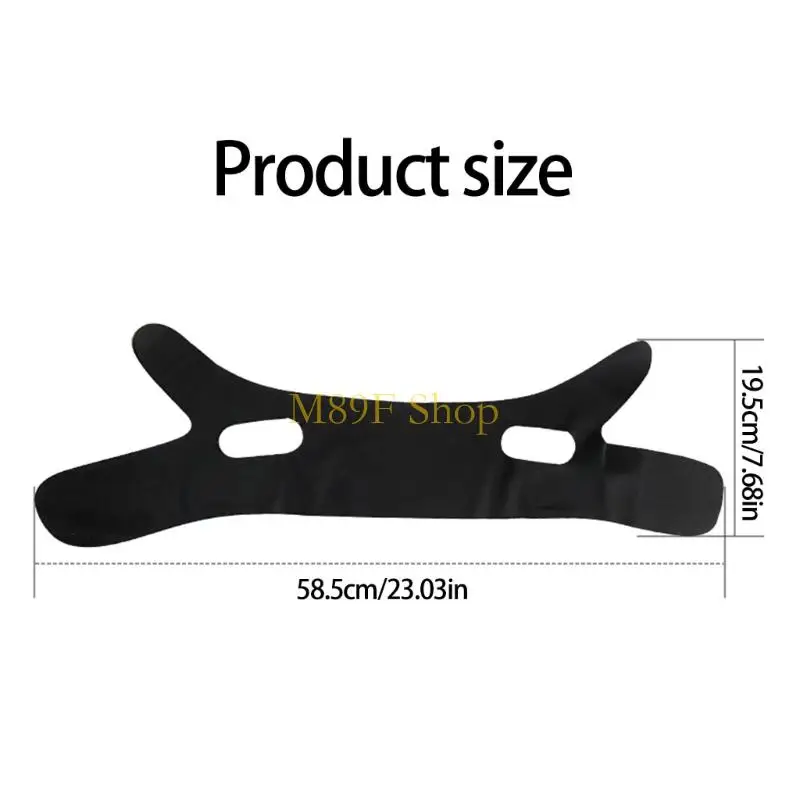สายรัดยกหน้ายาว M89F สำหรับรูปทรง V การปรับเส้นขอบบ้านผ้าโพกศีรษะนุ่ม ๆ