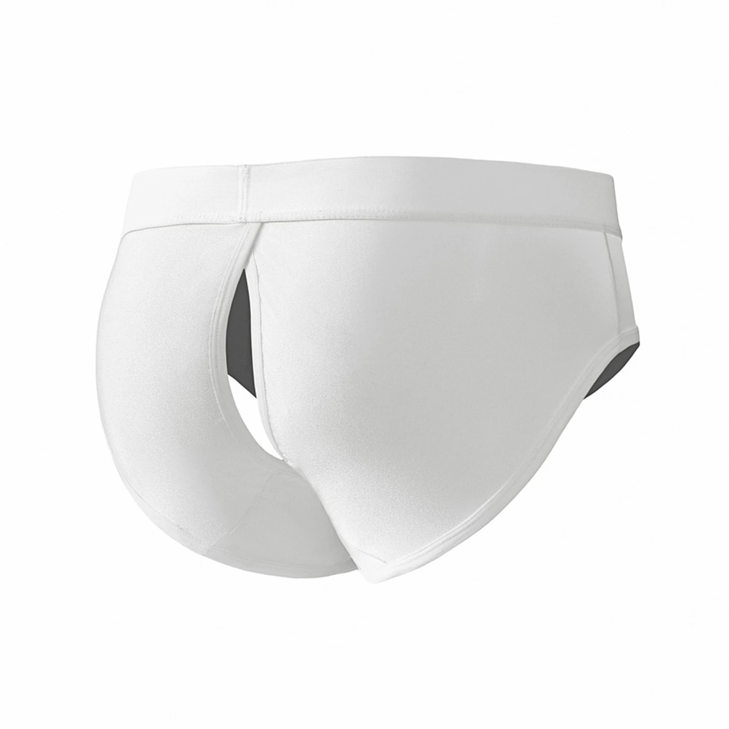 Low Waist  Men's Underwear JOCKMAIL Role Play Front Hole Cut out Breathable Boxer Shorts Sporty Nylon Polyester
