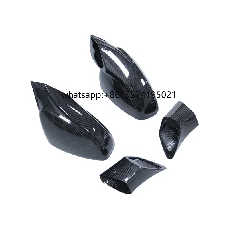 

TFor Ferrari 458 2011-2016 Real Carbon Fiber Side Mirror Cover Replacement For 2011-2019 Ferari 488 Car Side