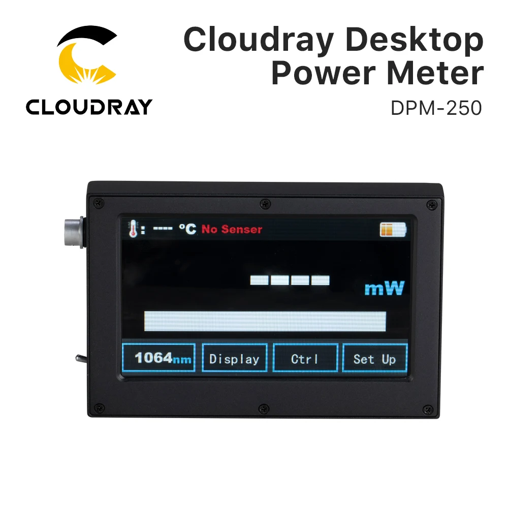 Cloudray High Accuracy Touch Screen Desktop Power Meter DPM-250 Dynamometer for Laser Engraving & Cutting Machine