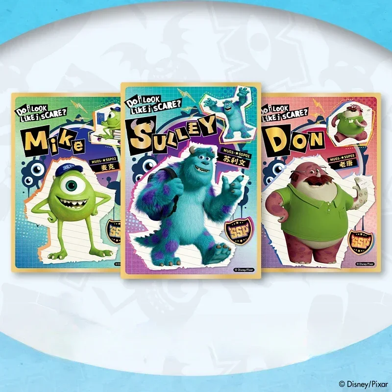 Card Fun Disney Monsters University Commemorative Edition Collection Card Pixar Movie Craze Anime Peripheral Cards Gifts Toys