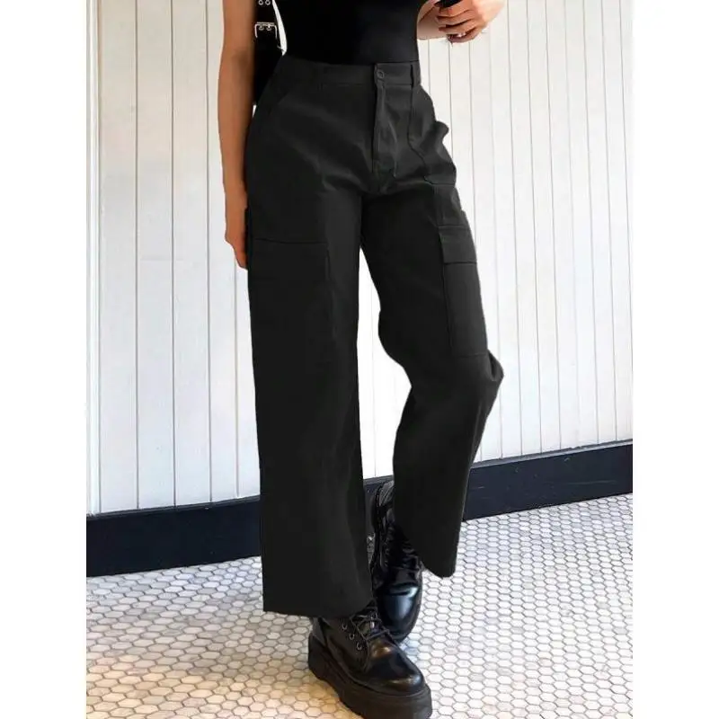 

Side ket Work Trousers New Model Cross-Border Bots Flip Cover ket Workwear Nine-Piece Pants Retro Sle Ciwalk Suitable