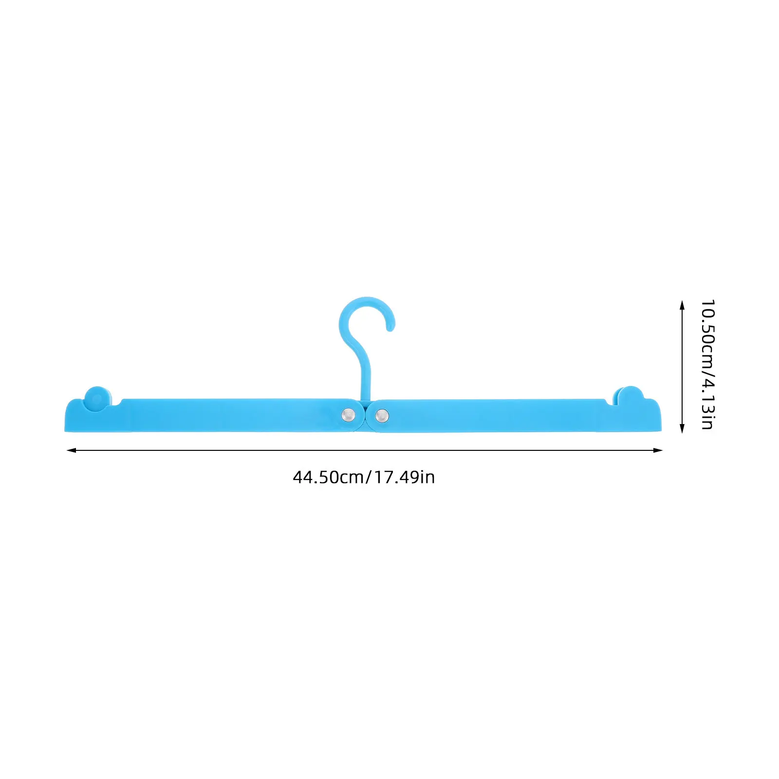 Rv Foldable Hanger Portable Lightweight Non-Slip Plastic Clothes Hanger for Travel Camping Hotel Laundry Drying Multifunctional