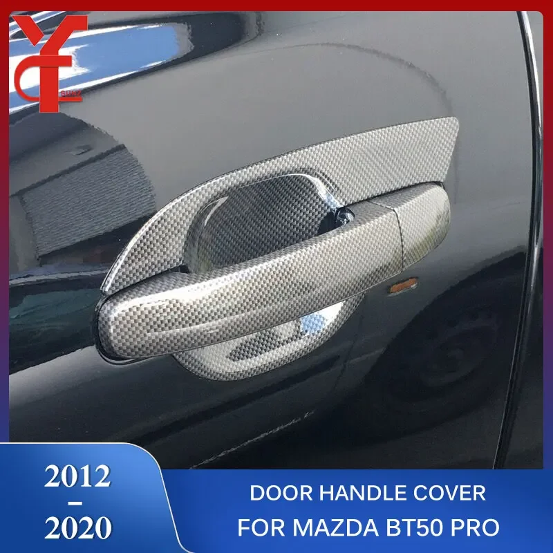 

Door Handle Cover ABS Chrome Trim For Mazda Bt50 Pro 2012 2013 2014 2015 2016 2017 2018 2019 2020 accessories Car Styling