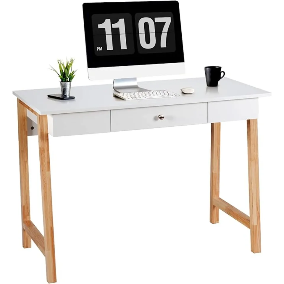 Modern 42 Inch Computer Desk with Storage Drawer