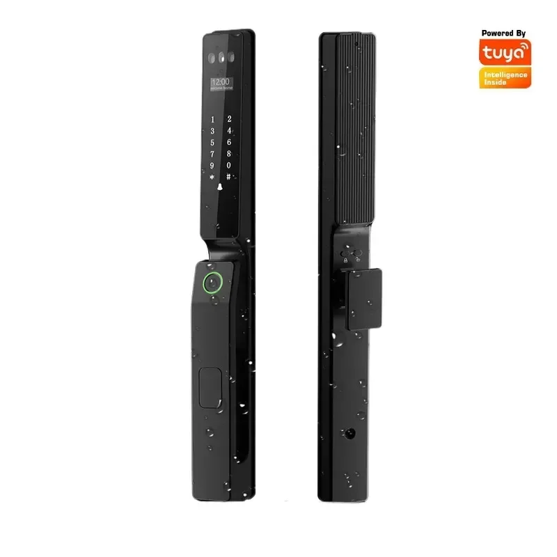 Multinational Tuya Face with Palm Vein Double-sided Waterproof Broken Bridge Aluminum Courtyard Door Smart Password Lock