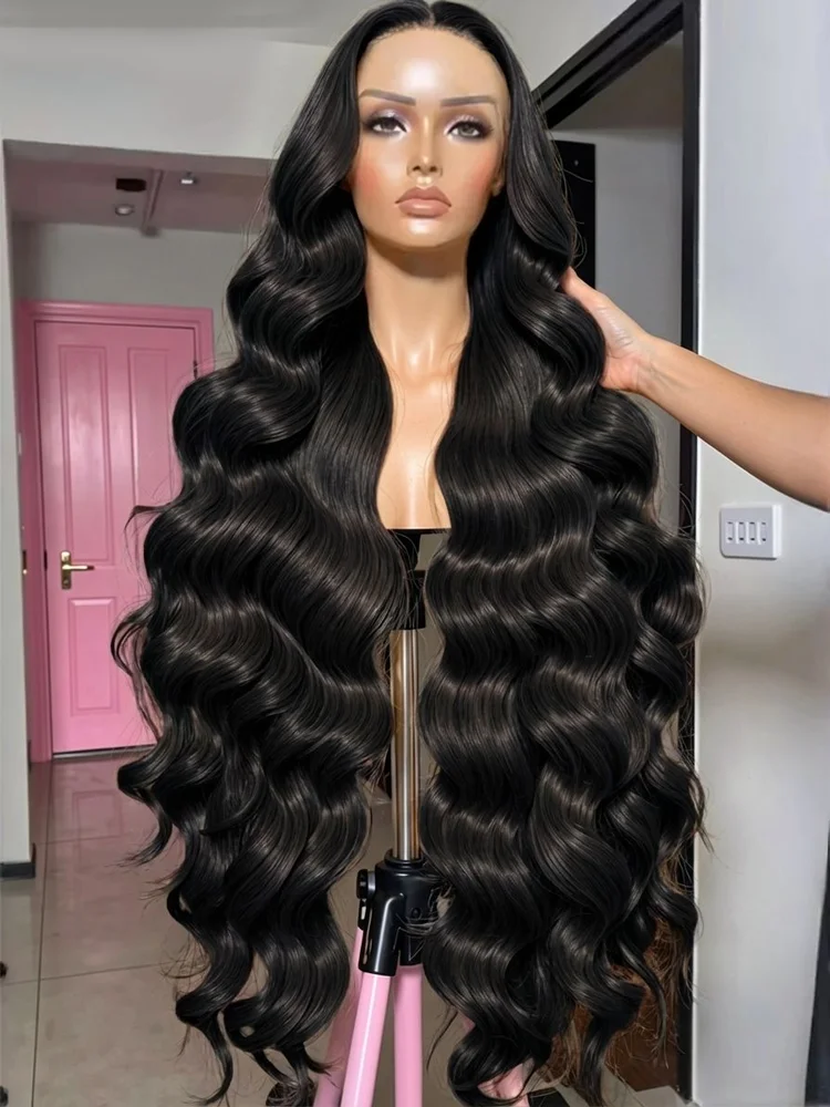 

220% 30-40 дюймовые бразильские парики с эффектом Body Wave, предварительно подготовленные, без клея, с HD-кружевом 13x4 и 13x6, для женщин, из натуральных волос