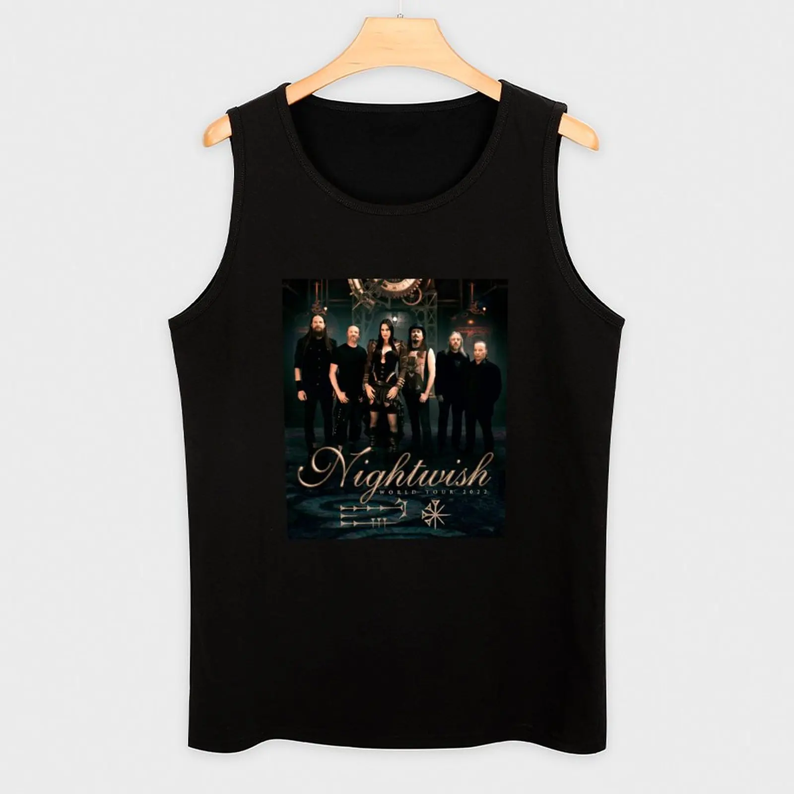 nightwish 2 loerrcok human nature world tour 2022 Tank Top Gym Muscle Tank Top Sleeveless Fitness