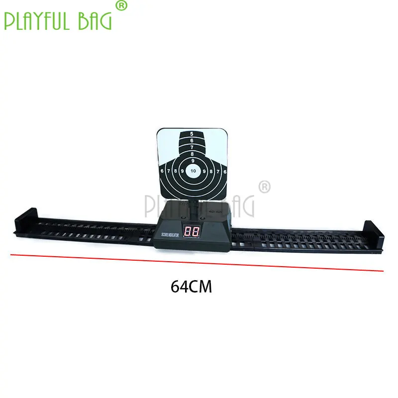 2026 M416 Soft Elastic AWM Rubber Ball Training Target multi-function music automatic scorer automatic reset Toy gun shoot targe