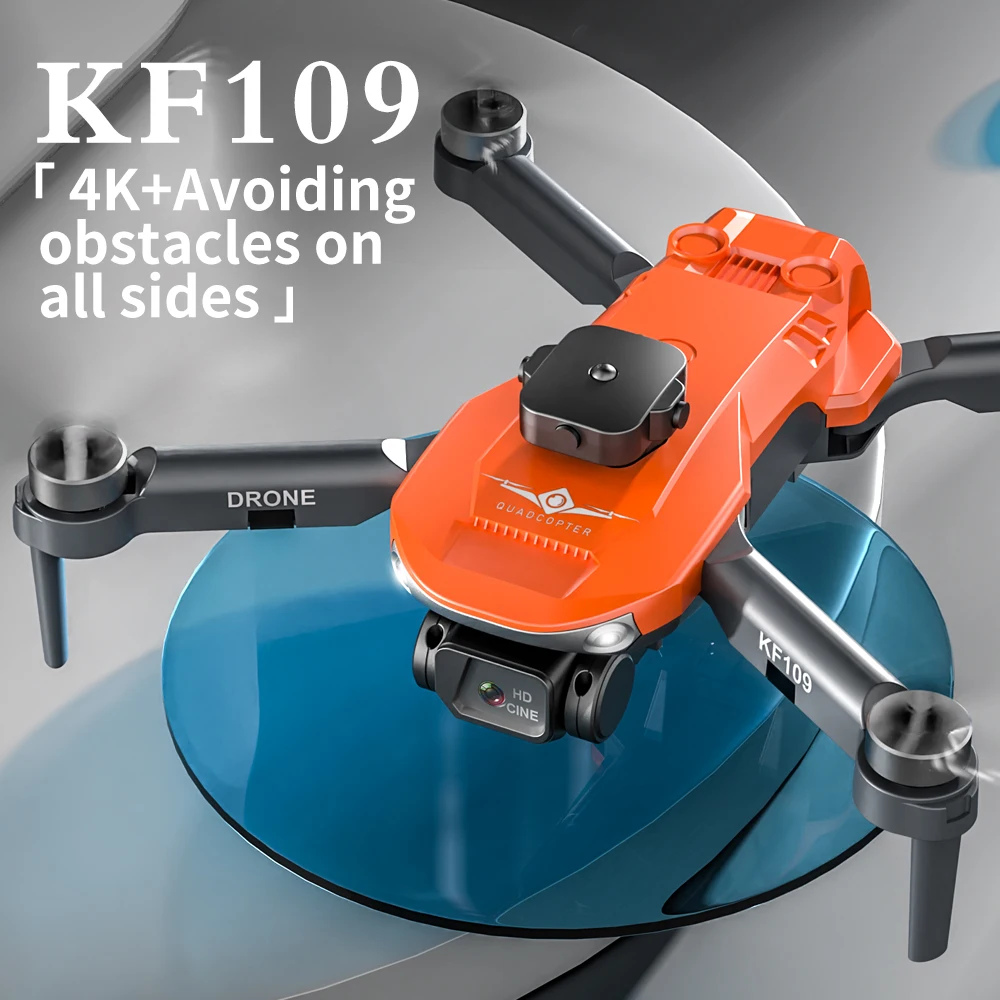 KF 109 전문가용 드론, HD 카메라, 장애물 회피, 3 축 짐벌, 4k WiFi, GPS, 브러시리스 쿼드콥터, RC 드론, 신제품