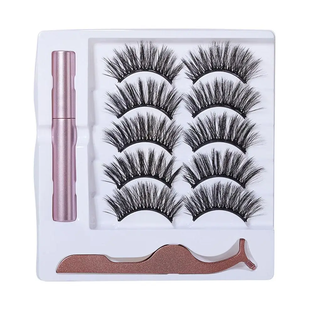 Magnetische Wimpers Handgemaakte Make-Up Tools Moeiteloos Innovatieve Herbruikbare Must-Have 3d Nerts Wimpers Voor Dagelijks Gebruik Make-Up L N7l5