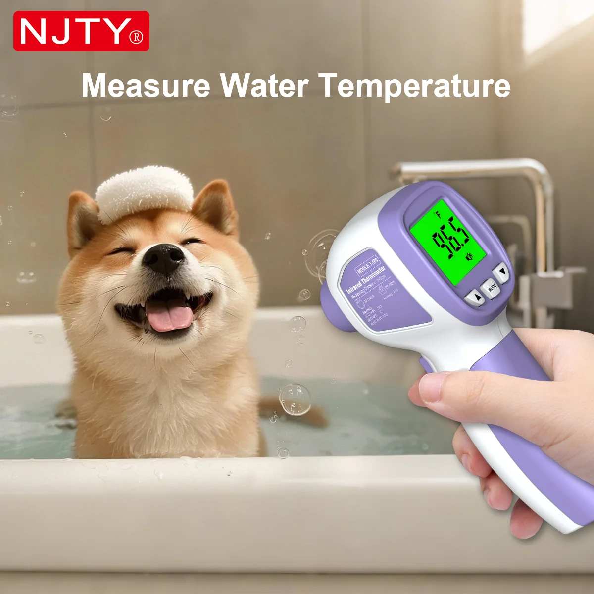 T180 Pet Thermometers Dog Thermometer Cat for Checking Pet Food Objects Temperature Multi-functional Digital Thermometer