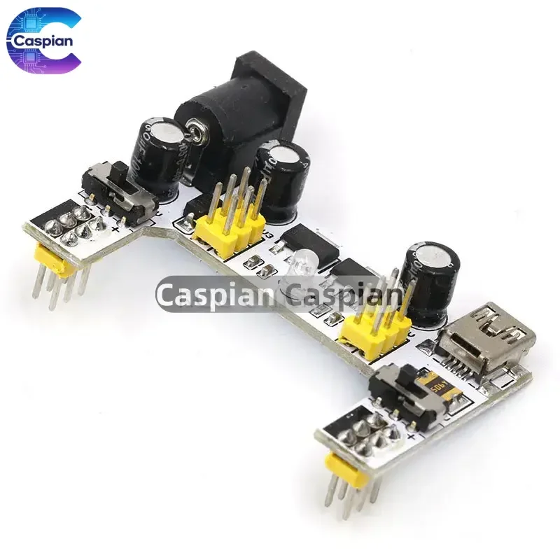 MB102 Breadboard Power Supply Module /MB102 white Breadboard Dedicated Power Module 2-way 3.3V 5V MB-102 Solderless Bread Board