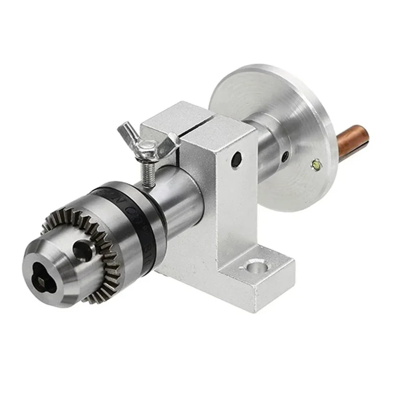 Live Lathe Center Head With Chuck Diy Accessories For Mini Lathe Machine Revolving Centre Woodworking Tool Parts