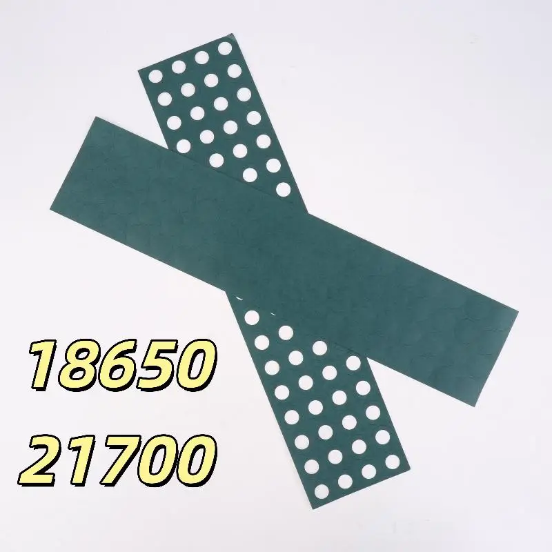 18650 21700 Li-ion Battery Insulation Gasket Barley Paper 2 Sheets Battery Pack Cell Insulating Glue Patch Insulation Paper