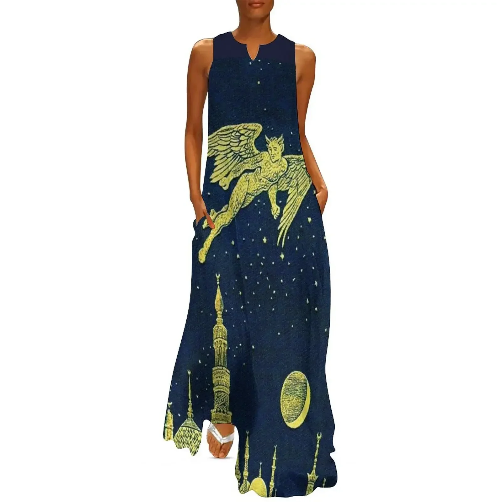 

HD The golden Demon Long Dress Clothing Party dresses for women evening dresses women Women's evening dress Dress