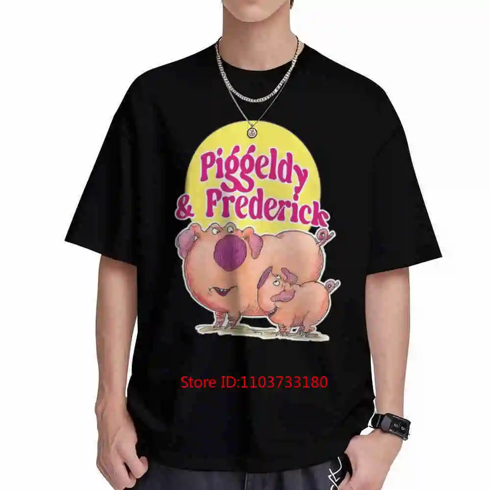 Piggeldy And Frederick TV Series 1970S Animal Short Sleeve Tee 100% Cotton T-Shirt