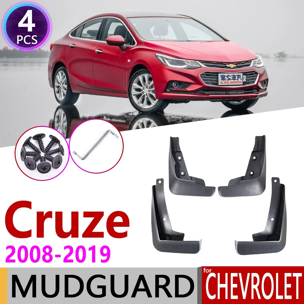Mudflap for Chevrolet Cruze 2008~2019 J300 Fender Mud Guard Flaps Splash Flap Mudguard Accessories 2009 2010 2015 2016 2017 2018