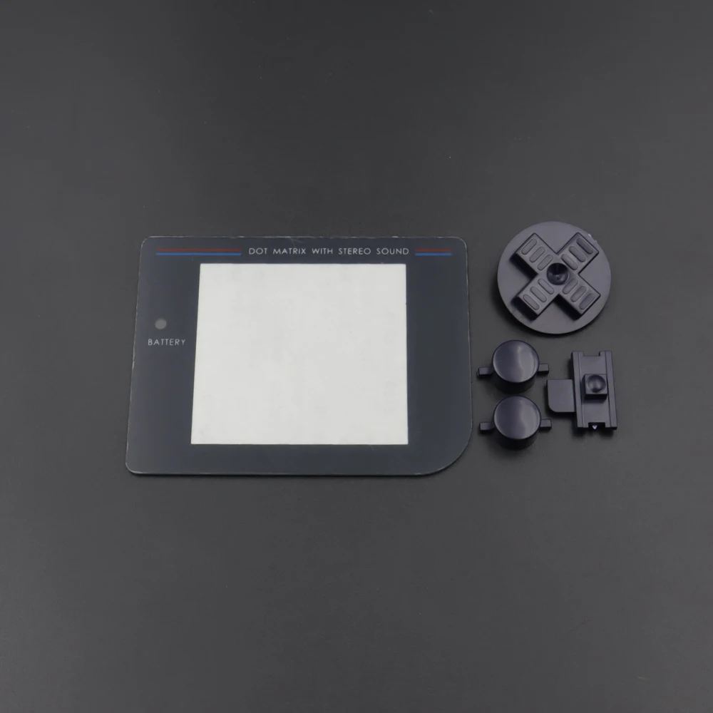 Multi Color Optional Screen Protector Lens Full Button Kit For GB DMG-01  Game Console Repair Accessories