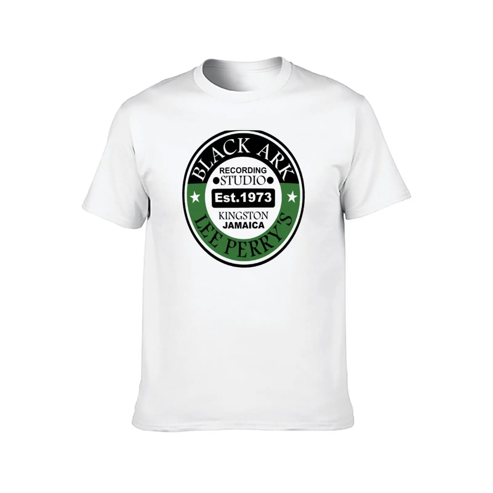 Lee Scratch Perry Black Ark logo - Reggae 45's record collector Jamaica roots dub T-Shirt t shirt custom print T-Shirt