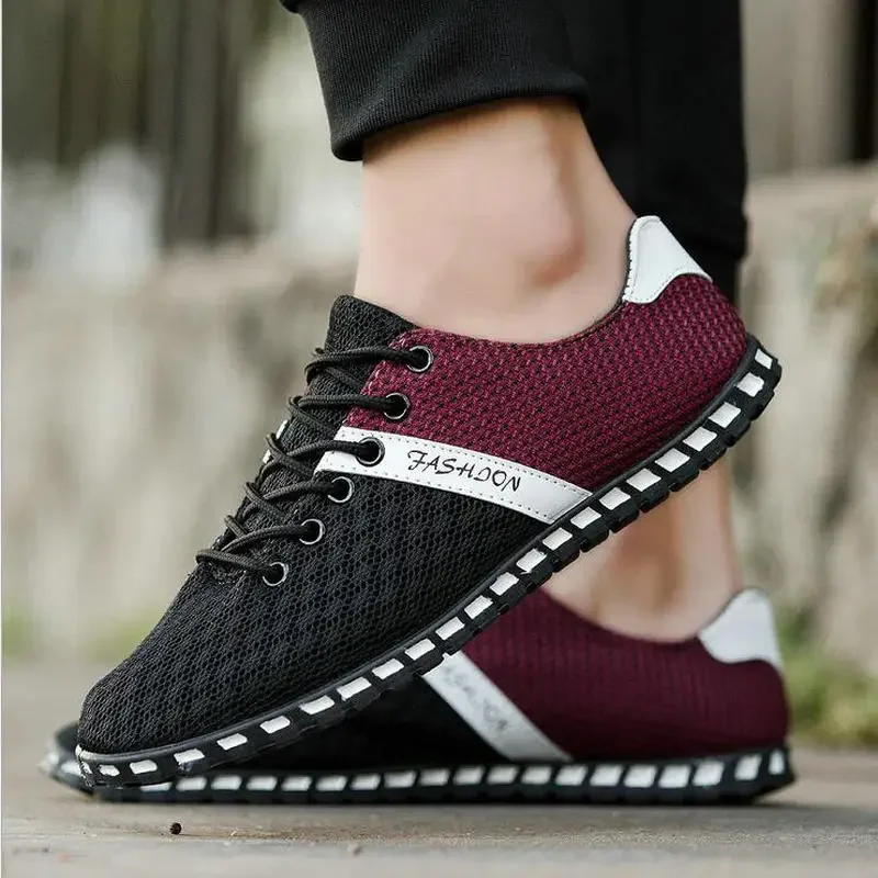 

Hot 2017 New Men Fashion Light Driving Shoes Men Low To Help breathable Leisure Canvas Shoes Large size Free Shipping